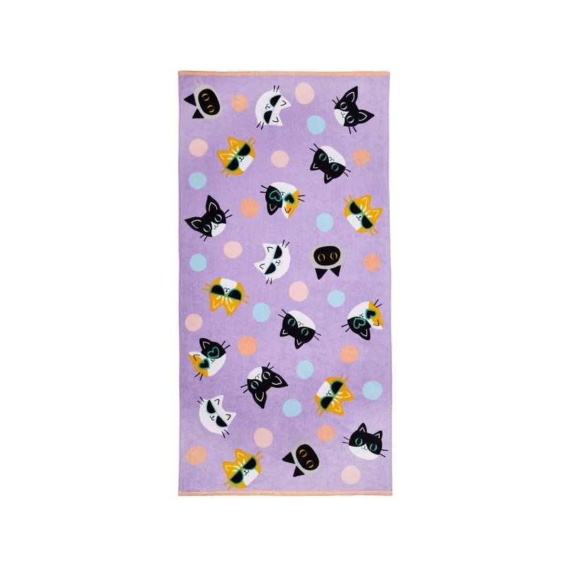Beach Towel - Cool Cat