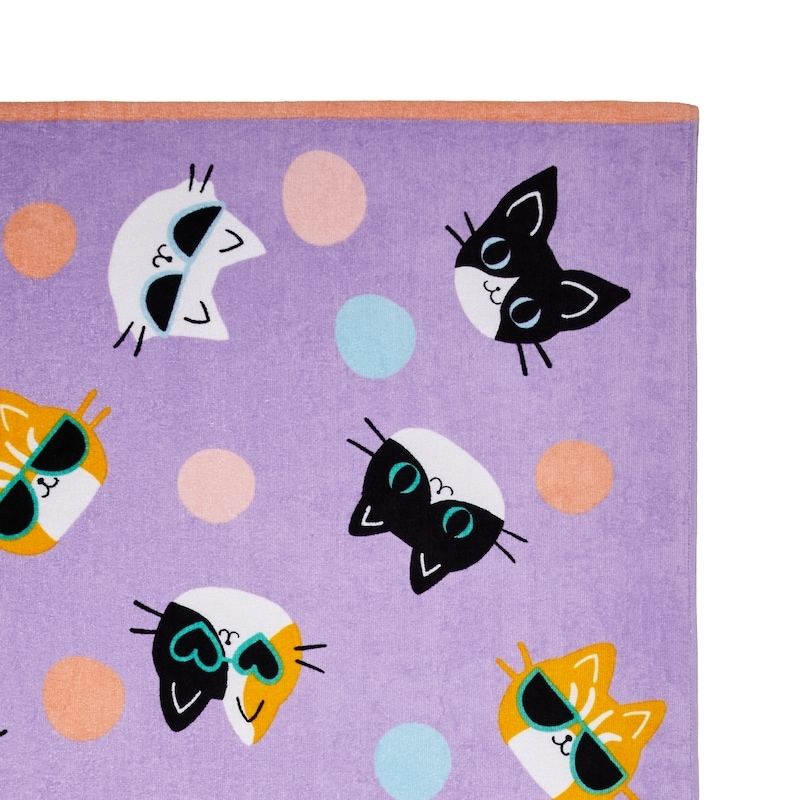 Beach Towel - Cool Cat