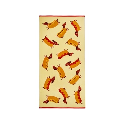 Everyday Essentials Beach Towel - Wiener Dog 1 ea, $10.00/1ea