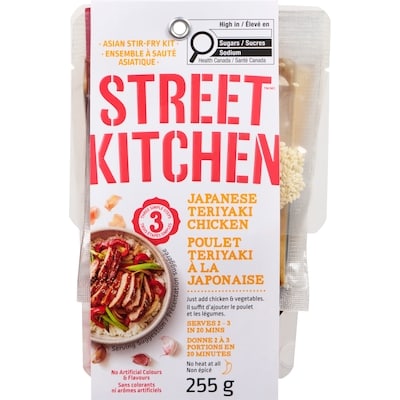 Street Kitchen Asian Stir-Fry Kit Japanese Teriyaki Chicken 255 g, $2.55/100g