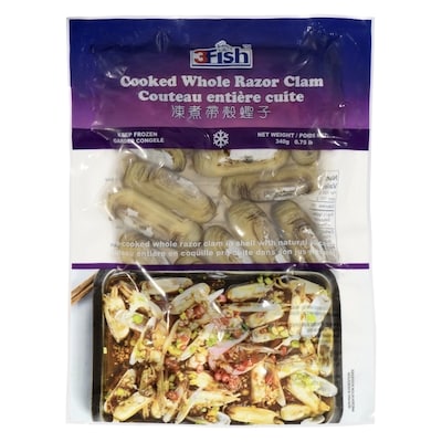 3Fish Couteau entière cuite 340 g, 2,94 $/100g
