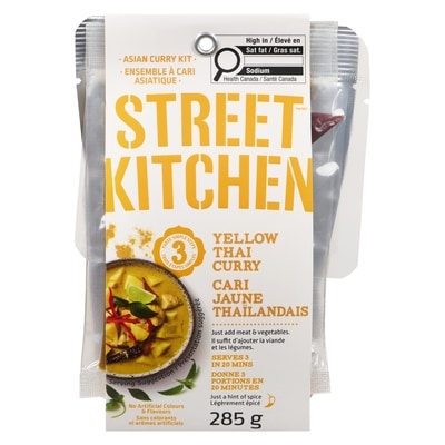 Street Kitchen Asian Curry Kit Yellow Thai Curry 285 g, $1.75/100g