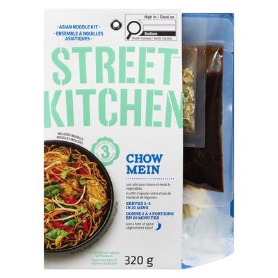 Street Kitchen Asian Noodle Kit Chow Mein 320 g, $1.56/100g