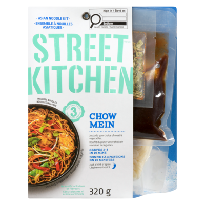 Street Kitchen Asian Noodle Kit Chow Mein 320 g, $1.72/100g
