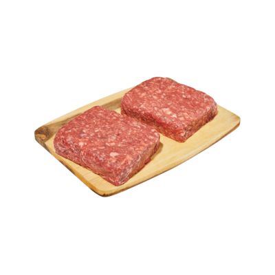 Bœuf haché moyen, paquet de 2