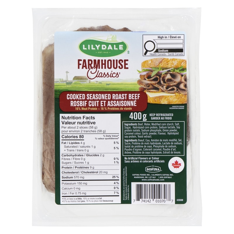 Cooked Seasoned Roast Beef