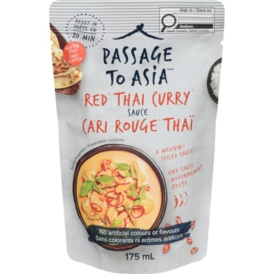 Passage Foods Sauce Red Thai Curry 175 ml, $2.85/100ml