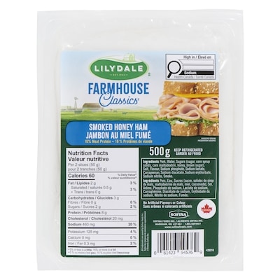 Lilydale Smoked Honey Ham 500 g, $2.00/100g