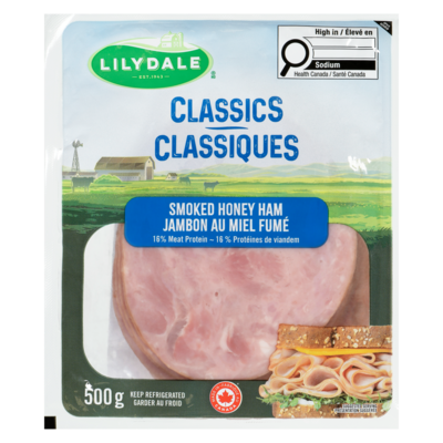 Lilydale Smoked Honey Ham 500 g, $1.50/100g