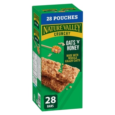Nature Valley Crunchy Granola Bars Oats 'n' Honey 28 CT 1176 g, $1.36/100g