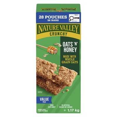 Crunchy Granola Bars Oats 'n' Honey 28 CT