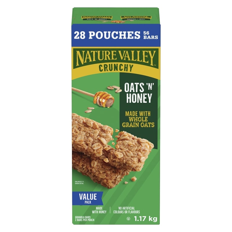 Crunchy Granola Bars Oats 'n' Honey 28 CT