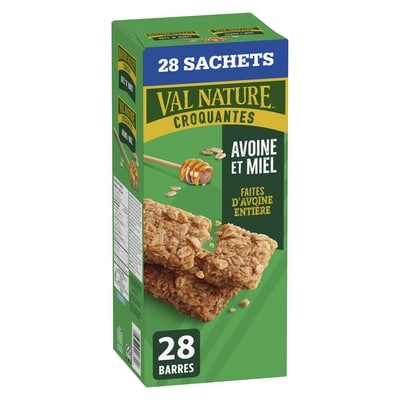 Nature Valley Barres granola Croquantes Avoine et miel 28 ct 1176 g, 1,10 $/100g