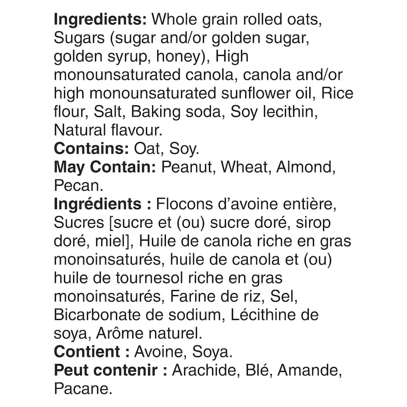 Crunchy Granola Bars Oats 'n' Honey 15ct