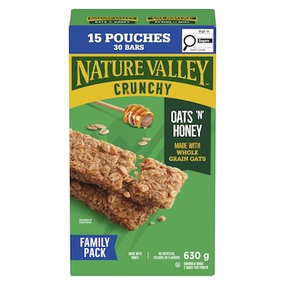 Crunchy Granola Bars Oats 'n' Honey 15ct