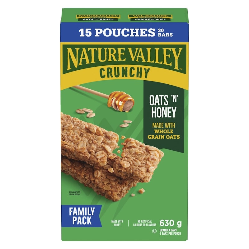 Crunchy Granola Bars Oats 'n' Honey 15ct