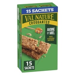Nature Valley Barres granola Croquantes Avoine et miel 15ct 630 g, 1,11 $/100g