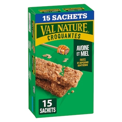 Nature Valley Barres granola Croquantes Avoine et miel 15ct 630 g, 1,43 $/100g