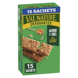 Nature Valley Barres granola Croquantes Avoine et miel 15ct 630 g, 1,43 $/100g
