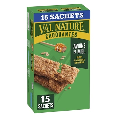 Nature Valley Barres granola Croquantes Avoine et miel 15ct 630 g, 1,43 $/100g