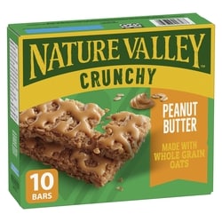 Nature Valley Crunchy Peanut Butter, 10 Bars 210 g, $1.18/100g