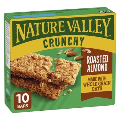 Nature Valley Crunchy Granola Bars Roasted Almond 5CT 210 g, $1.90/100g