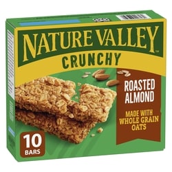 Nature Valley Crunchy Granola Bars Roasted Almond 5CT 210 g, $1.90/100g