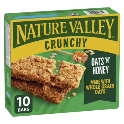Nature Valley Crunchy Oats 'N' Honey , 10 Bars  210 g, $1.79/100g