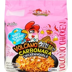 Paldo Nouilles au poulet carbonara volcan 520 g, 1,54 $/100g