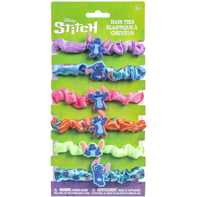Disney Stitch 6pk Scrunchie Set 1 ea, $10.00/1ea