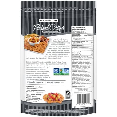 Pretzel Crisps Sea Salt & Cracked Pepper