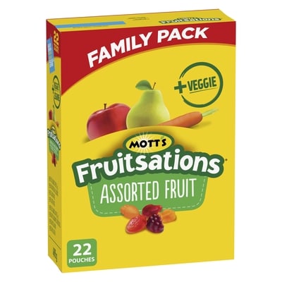 Mott's Fruitsations Assorted Fruit 22ct 498.96 g, $1.80/100g