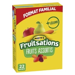 Mott’s Fruitsations Fruits Assortis 22ct 498.96 g, 1,80 $/100g