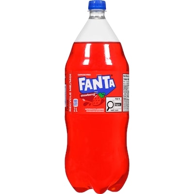 FANTA Naturally Flavoured Sparkling Beverage Strawberry 2 l, $0.20/100ml