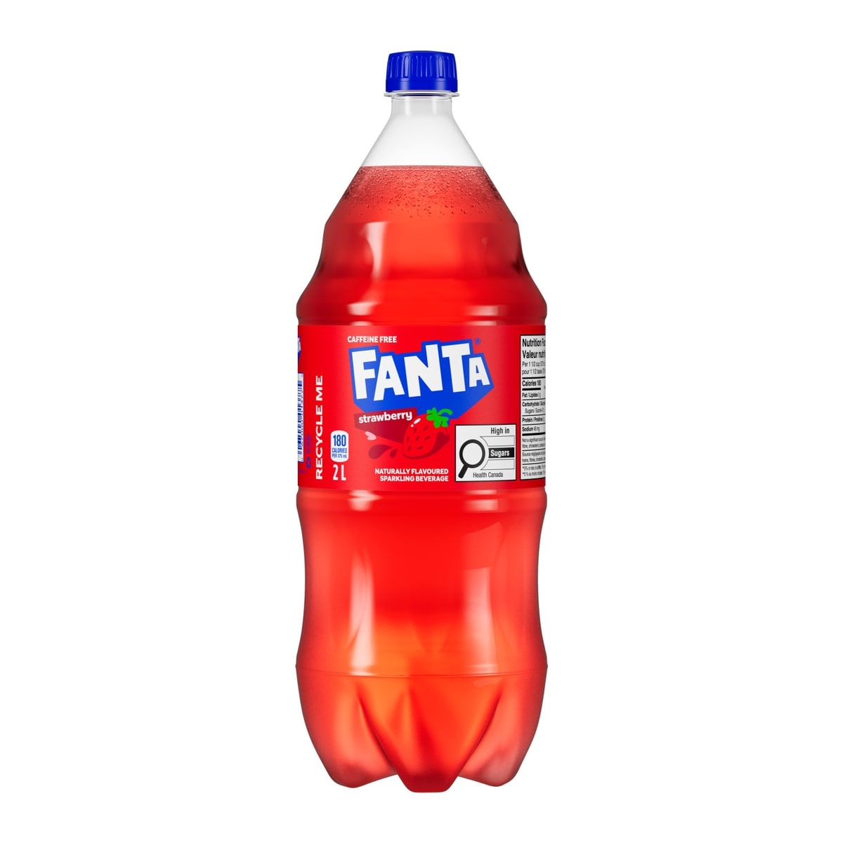 FANTA Naturally Flavoured Sparkling Beverage Strawberry