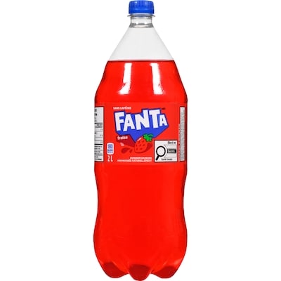 Fanta Boisson gazeuse aromatisée naturellement fraise 2 l, 0,14 $/100ml
