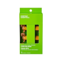 Everyday Essentials 4 paires de pique-épis chien-saucisse avec pointes en acier inoxydable 4 ea, 2,00 $/1ch