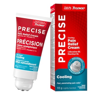 Tylenol Precise Cooling Pain Relief Cream 113 g, $16.36/100g