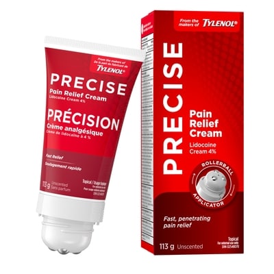 Tylenol Precise Pain Relief Cream 113 g, $17.69/100g