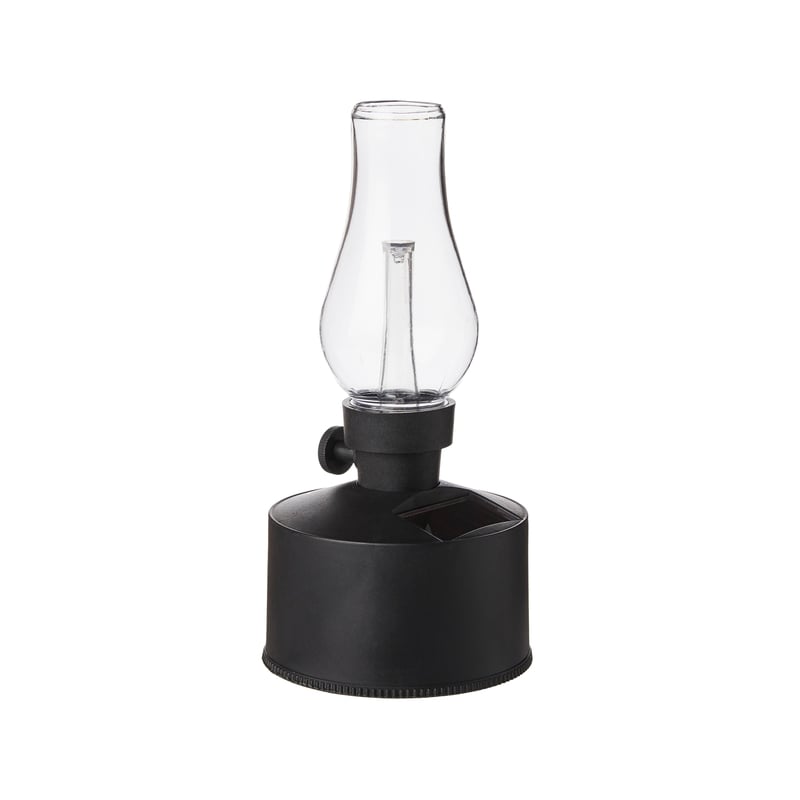 Solar Vintage Lantern - Black