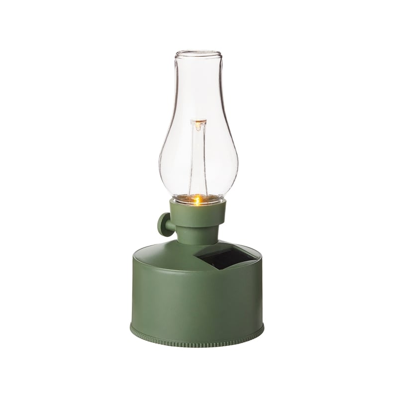 Solar Vintage Lantern - Green