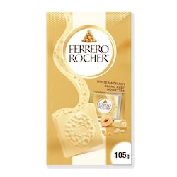 Ferrero Rocher Premium Hazelnut White chocolate squares, 10 Individually Wrapped Chocolates 105 g, $7.13/100g