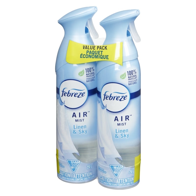 Air Freshener Odor Eliminator, Linen & Sky 2-Pack
