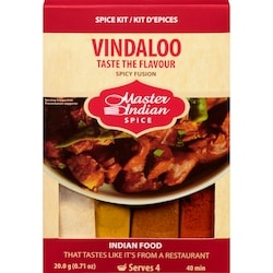 Master Indian Spice Kit Vindaloo 20 g, $24.95/100g