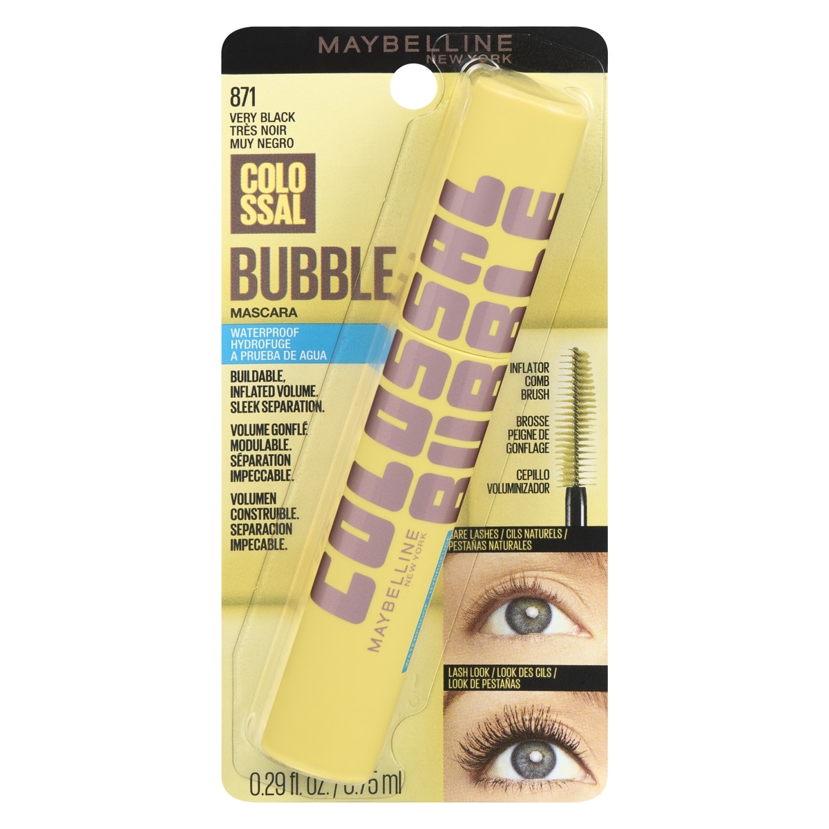 Maybelline Mascara 871 Very Black Waterproof 10 ml, $164.90/100ml