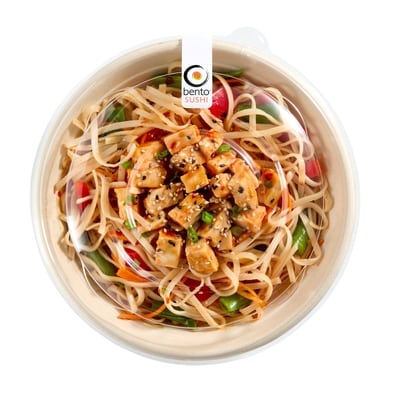 Bento BOL DE NOUILLES AU POULET ET AU CHILI DOUX 397 g, 0,25 $/100g