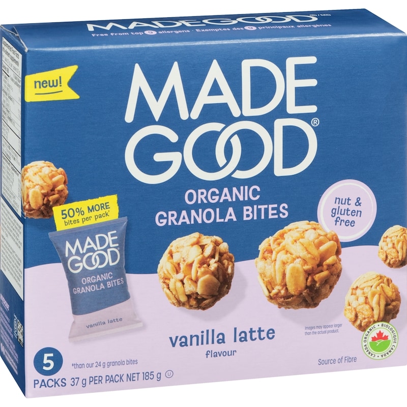 Organic Granola Bites Vanilla Latte Flavour