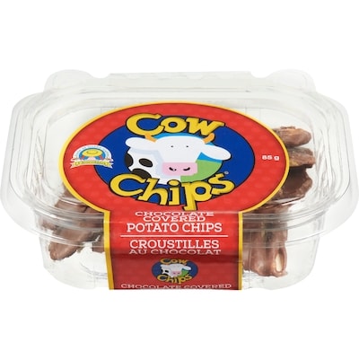 Cow Chips Chocolate Covered Potato Chips Small 85 g, $6.46/100g