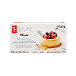President's Choice Mini Original New York-Style Cheesecake 240 g, $1.54/100g