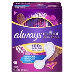 Radiant Liners, Regular 48-count